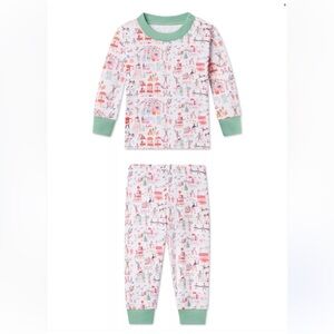 LAKE Baby Pajama Set in North Pole, 0-3 months, NWOT